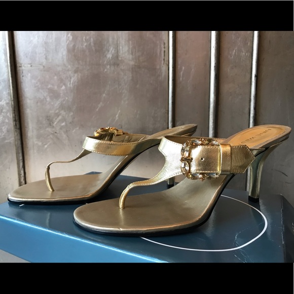 Nine West Gold heel - Picture 2 of 3